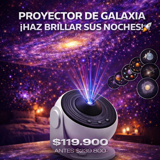PROYECTOR DE 12 FILMINAS DE GALAXIA