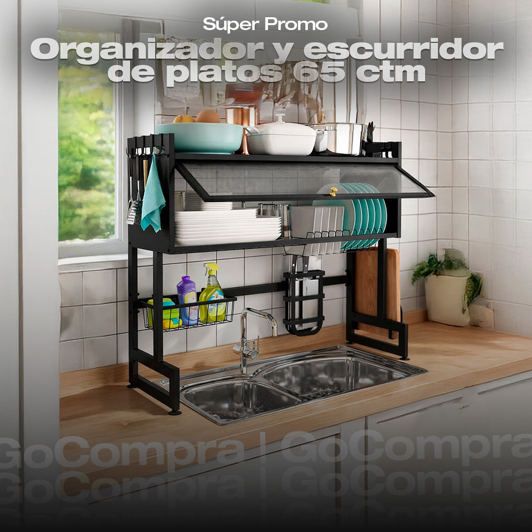Escurridor con Tapa de 1 Nivel 65 cm- ENVIO GRATIS